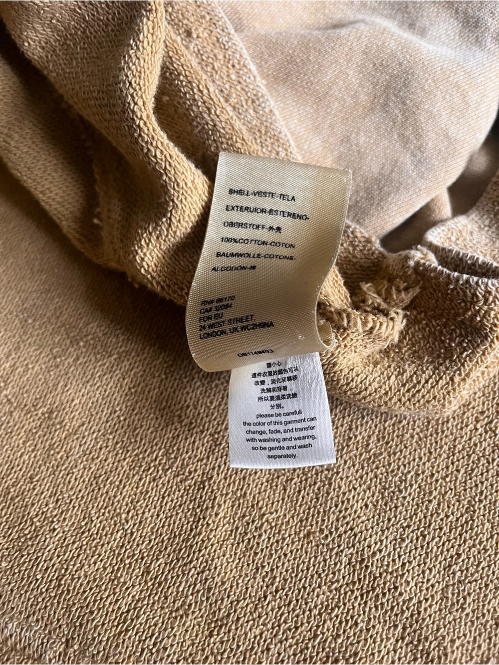 Free People Kara Cardi Zip Up Oversized Slouchy Cotton Hoodie in Golden Yellow - Picture 11 of 15